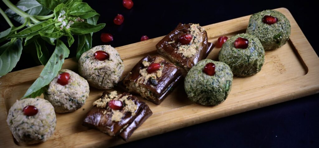 Traditional Georgian dishes served at Oda House restaurant in New York